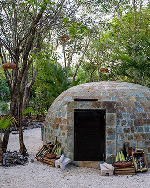 Experiencia de ceremonia de temazcal  Blue Diamond Luxury Boutique Hotel Riviera Maya