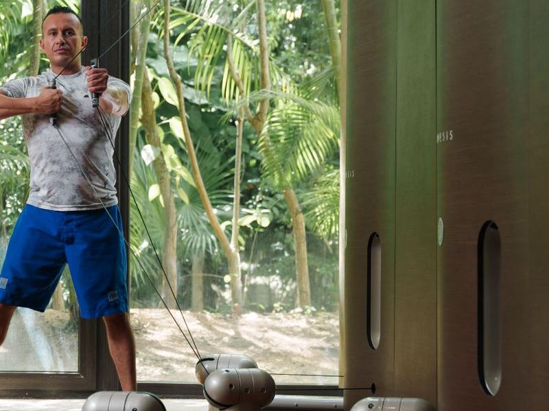 Entrenamiento con pesas Blue Diamond Luxury Boutique Hotel Riviera Maya Entrenamiento con pesas Blue Diamond Luxury Boutique Hotel Riviera Maya